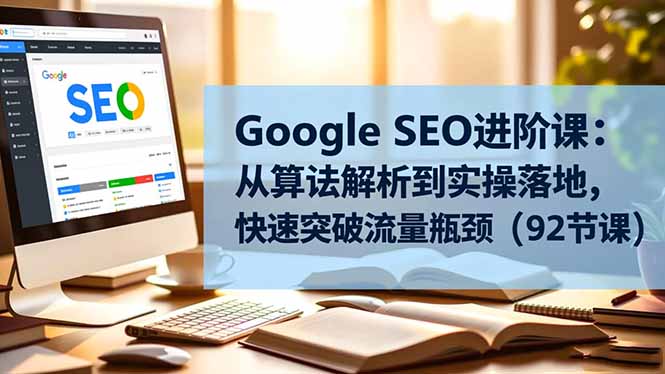 （16576期）Google SEO进阶课：从算法解析到实操落地，快速突破流量瓶颈（92节课）